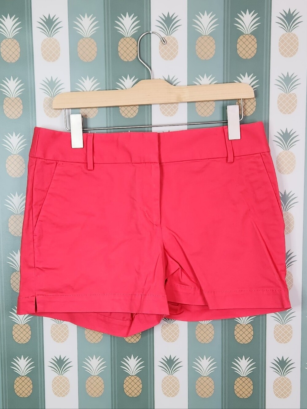 LOFT Riviera Stretch Pink Tailored Shorts